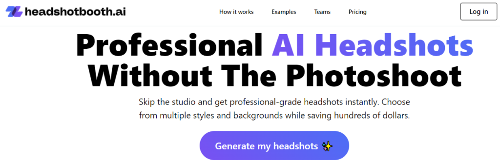 Headshot Booth - AI photos