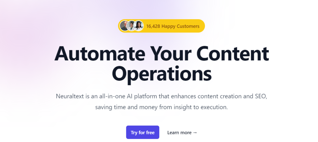 NeuralText AI content & SEO