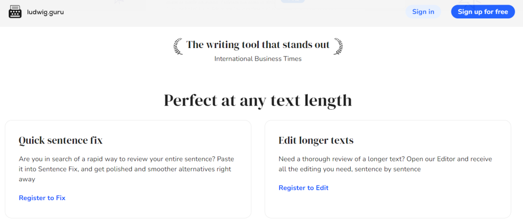 Ludwig - AI writing & research