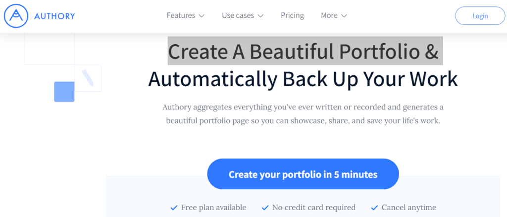 Authory creates writer portfolios