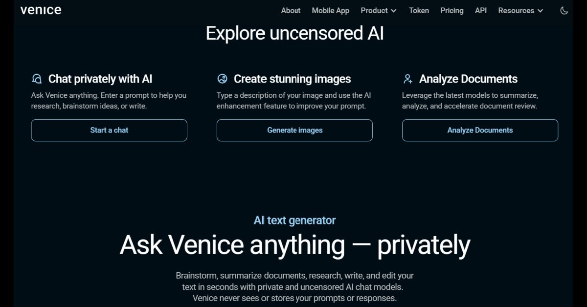 Venice AI research tool review
