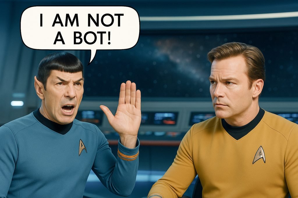 Spock is not a bot